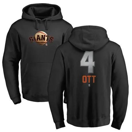 Men's Mel Ott Black Midnight Mascot Pullover Hoodie
