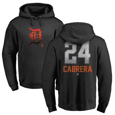 Men's Miguel Cabrera Black Midnight Mascot Pullover Hoodie