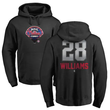 Men's Mitch Williams Black Midnight Mascot Pullover Hoodie