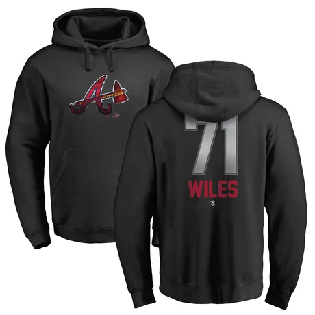 Men's Nathan Wiles Black Midnight Mascot Pullover Hoodie
