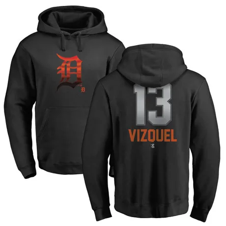 Men's Omar Vizquel Black Midnight Mascot Pullover Hoodie