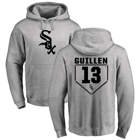 Men's Ozzie Guillen Gray RBI Pullover HoodieHeathered