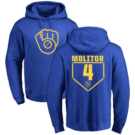Men's Paul Molitor Royal RBI Pullover Hoodie