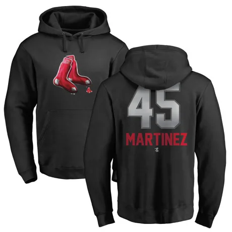 Men's Pedro Martinez Black Midnight Mascot Pullover Hoodie