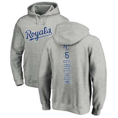 Men's Randal Grichuk Ash Backer Pullover Hoodie