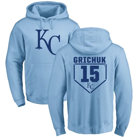 Men's Randal Grichuk Light Blue RBI Pullover Hoodie
