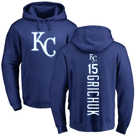Men's Randal Grichuk Royal Backer Pullover Hoodie
