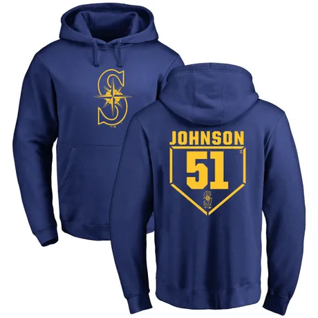 Men's Randy Johnson Royal RBI Pullover Hoodie