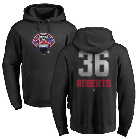 Men's Robin Roberts Black Midnight Mascot Pullover Hoodie