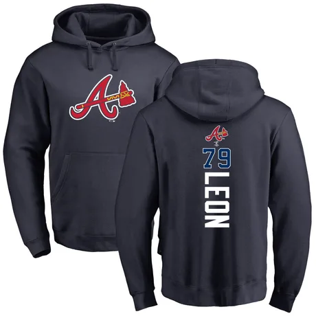 Men's Sandy Leon Navy Backer Pullover Hoodie