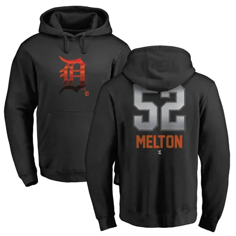 Men's Troy Melton Black Midnight Mascot Pullover Hoodie