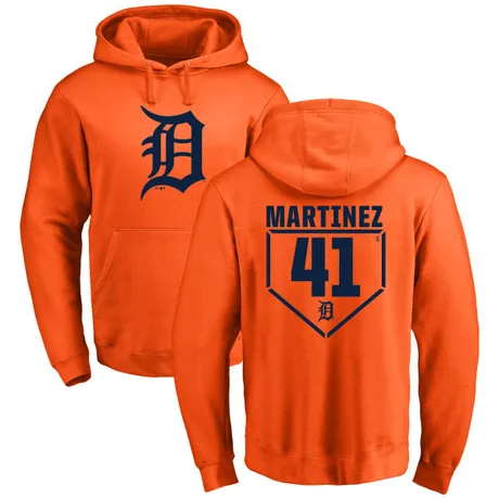 Men's Victor Martinez Orange RBI Pullover Hoodie