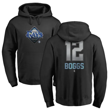 Men's Wade Boggs Black Midnight Mascot Pullover Hoodie