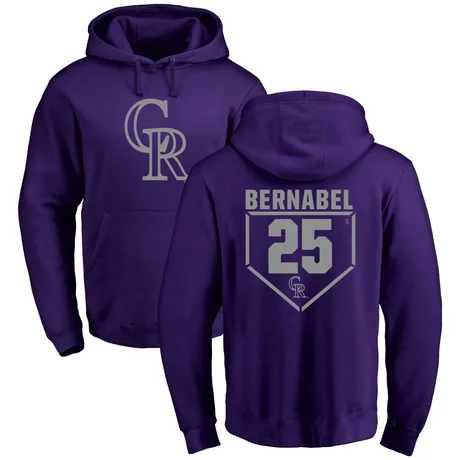 Men's Warming Bernabel Purple RBI Pullover Hoodie
