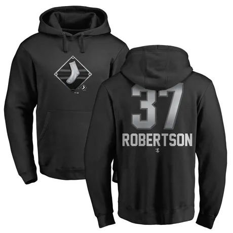Men's Will Robertson Black Midnight Mascot Pullover Hoodie