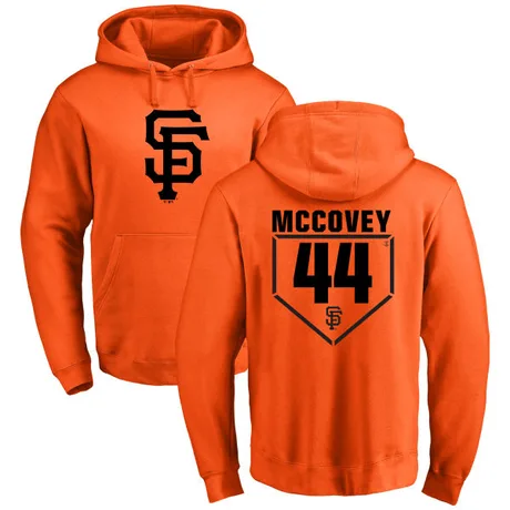 Men's Willie McCovey Orange RBI Pullover Hoodie