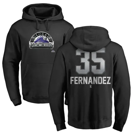 Men's Yanquiel Fernandez Black Midnight Mascot Pullover Hoodie