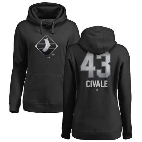 Women's Aaron Civale Black Midnight Mascot Pullover Hoodie