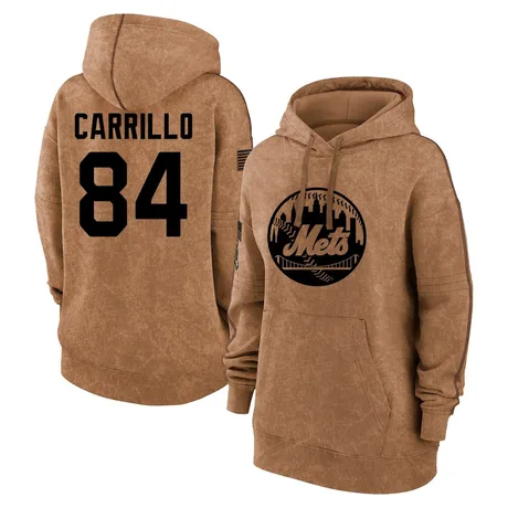 Women's Alejandro Carrillo Brown 2023 Salute to Service Pullover Hoodie