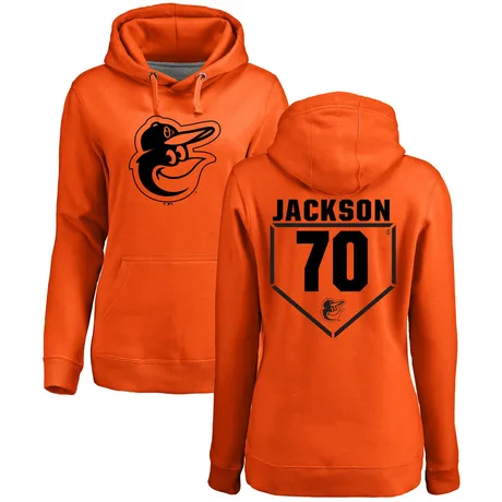 Women's Alex Jackson Orange RBI Pullover Hoodie