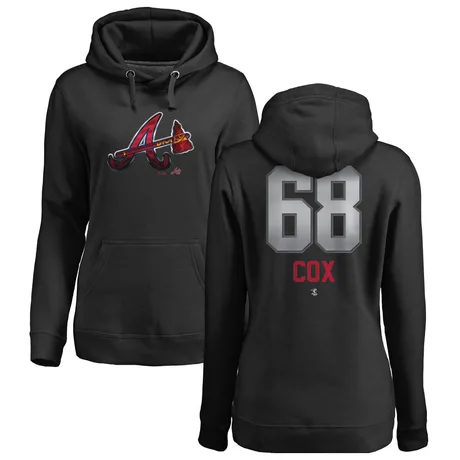 Women's Austin Cox Black Midnight Mascot Pullover Hoodie