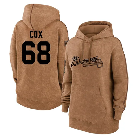 Women's Austin Cox Brown 2023 Salute to Service Pullover Hoodie