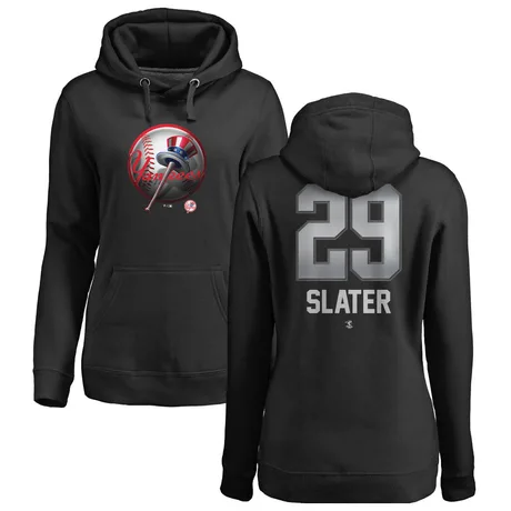 Women's Austin Slater Black Midnight Mascot Pullover Hoodie
