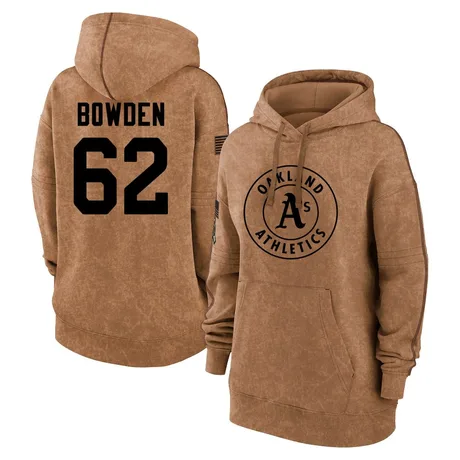 Women's Ben Bowden Brown 2023 Salute to Service Pullover Hoodie