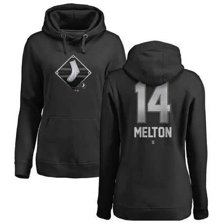 Women's Bill Melton Black Midnight Mascot Pullover Hoodie