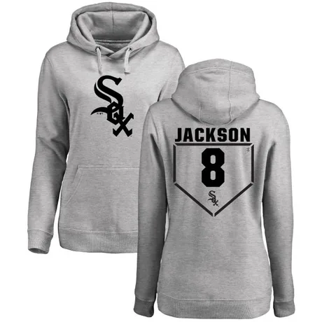Women's Bo Jackson Gray RBI Pullover HoodieHeathered