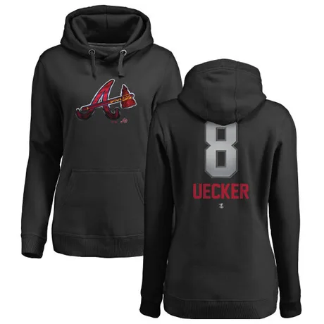Women's Bob Uecker Black Midnight Mascot Pullover Hoodie