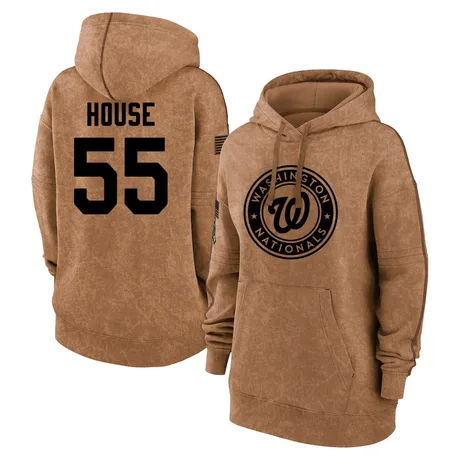 Women's Brady House Brown 2023 Salute to Service Pullover Hoodie