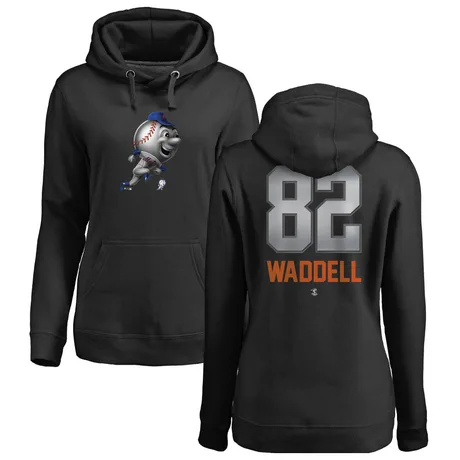 Women's Brandon Waddell Black Midnight Mascot Pullover Hoodie