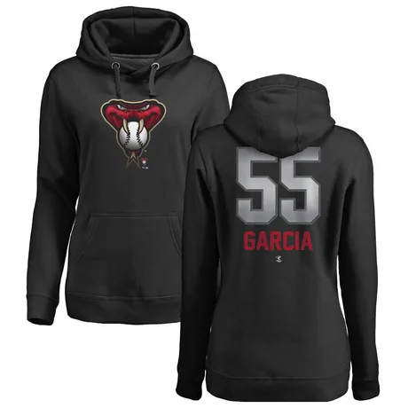 Women's Brandyn Garcia Black Midnight Mascot Pullover Hoodie