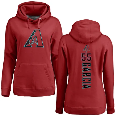 Women's Brandyn Garcia Red Backer Pullover Hoodie