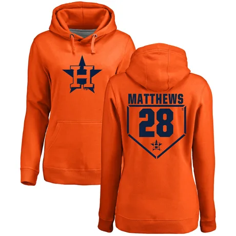 Women's Brice Matthews Orange RBI Pullover Hoodie