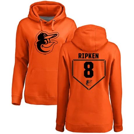Women's Cal Ripken Orange RBI Pullover Hoodie