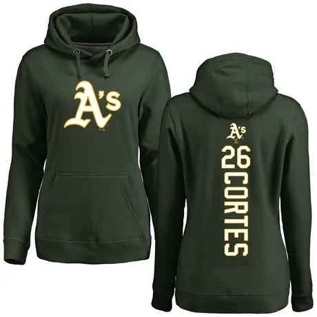 Women's Carlos Cortes Green Backer Pullover Hoodie