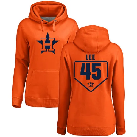 Women's Carlos Lee Orange RBI Pullover Hoodie