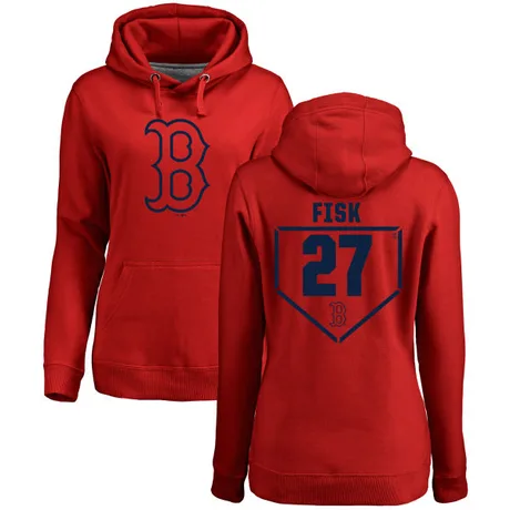Women's Carlton Fisk Red RBI Pullover Hoodie