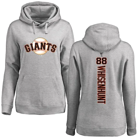 Women's Carson Whisenhunt Ash Backer Pullover Hoodie