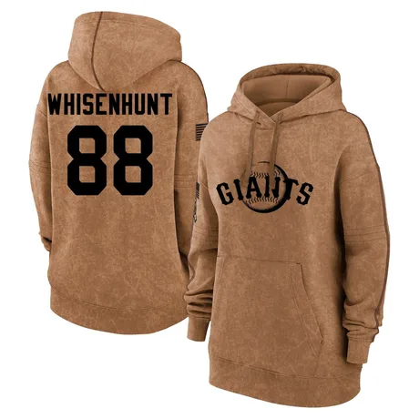 Women's Carson Whisenhunt Brown 2023 Salute to Service Pullover Hoodie