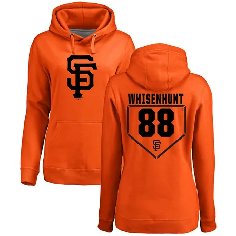 Women's Carson Whisenhunt Orange RBI Pullover Hoodie