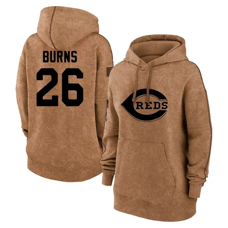 Women's Chase Burns Brown 2023 Salute to Service Pullover Hoodie