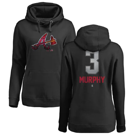 Women's Dale Murphy Black Midnight Mascot Pullover Hoodie