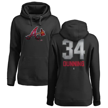 Women's Dane Dunning Black Midnight Mascot Pullover Hoodie