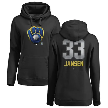 Women's Danny Jansen Black Midnight Mascot Pullover Hoodie