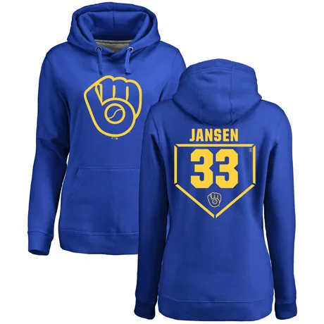 Women's Danny Jansen Royal RBI Pullover Hoodie