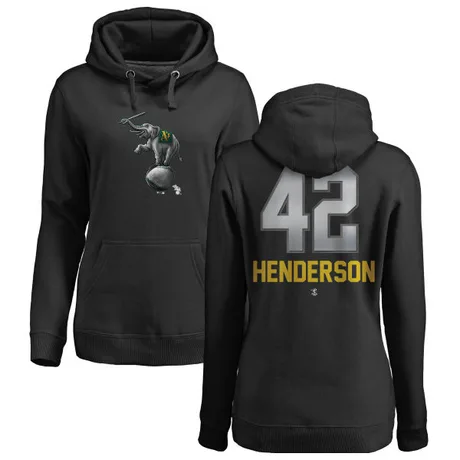 Women's Dave Henderson Black Midnight Mascot Pullover Hoodie