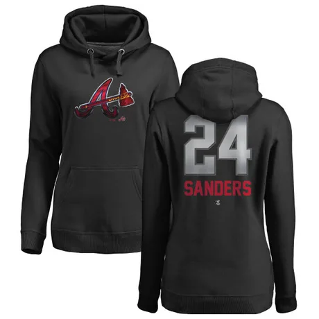 Women's Deion Sanders Black Midnight Mascot Pullover Hoodie